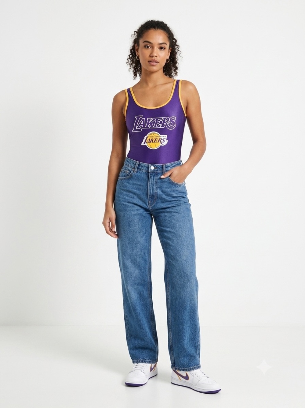 NBA Los Angeles Lakers Women’s Body Suit size Medium Basketball Pro Team